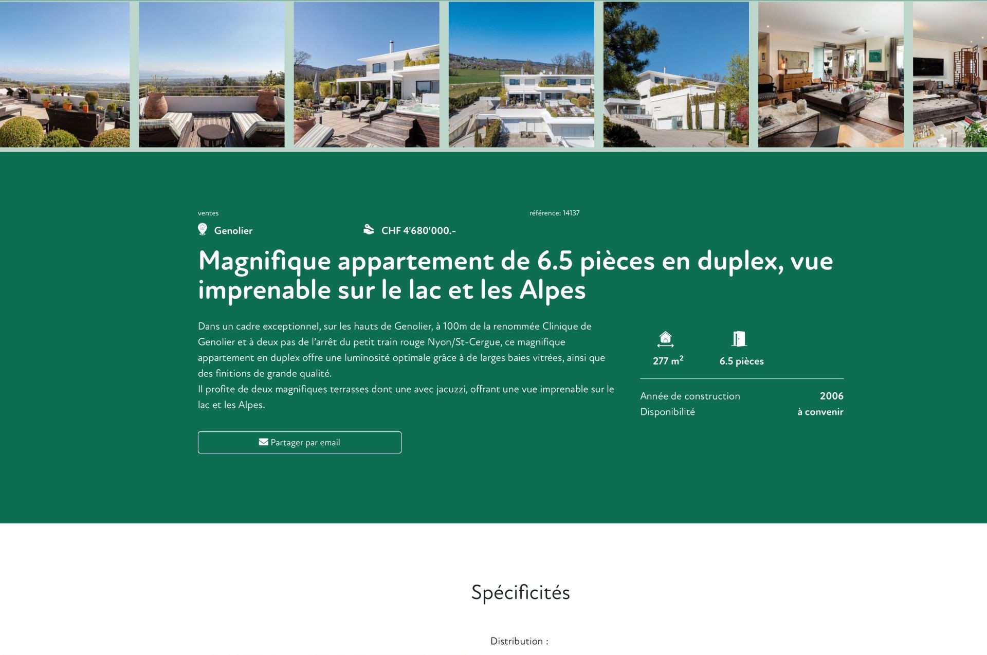 Site internet Immobilier